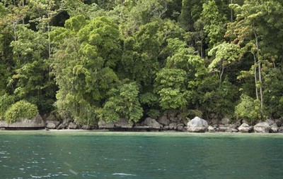 Karang dan Tebing Bebatuan Curam Nan Cantik