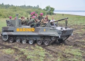 17 Tank Amfibi Rusia Perkuat Korps Marinir
