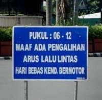 Acara Sepeda Santai Warnai Car Free Day di Sudirman-Thamrin 