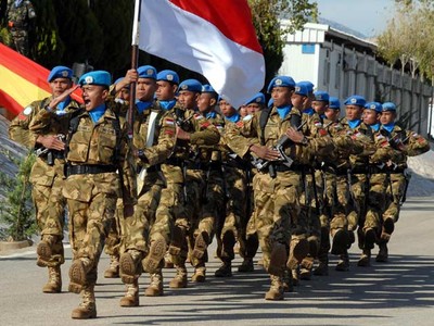 Indobat Hadiri Sertijab Komandan Sektor Timur Unifil