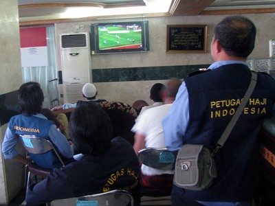 Nobar Indonesia vs Filipina di Jeddah