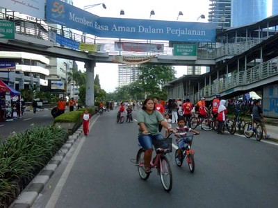 Car Free Day di Rasuna Said