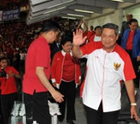 SBY: Dalam Politik Ada Benturan, Tapi Karena Sepakbola Kita Bersatu