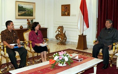 SBY Menerima Panitia Perayaan Natal