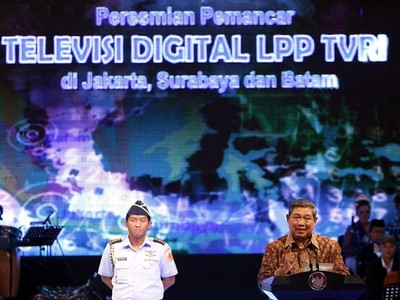 SBY Resmikan TVRI Digital