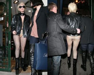 Tanpa Celana, Lady Gaga Belanja di Butik