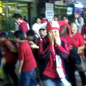 Pendukung Timnas Indonesia Merahkan Bandara Cengkareng
