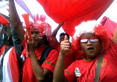 Fans Garuda Merahkan Bukit Jalil