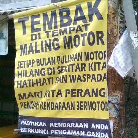 Minim Saksi, 80 Persen Kasus Pencurian Bermotor Tak Terungkap