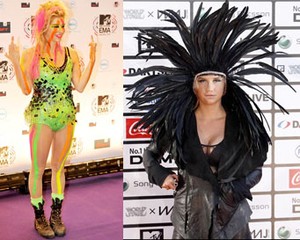 Kesha Raih Gelar Busana Terburuk 2010