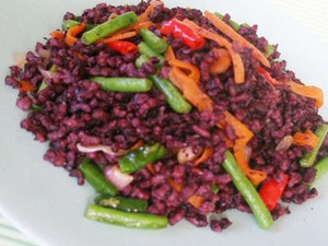 Resep Nasi: Nasi Hitam Sayuran