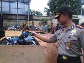 Motor Hasil Curian Dijual ke Afrika Selatan