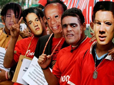 Demo Tentang LPI di Bundaran HI