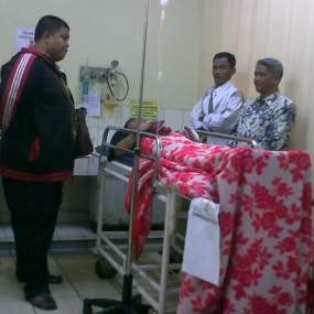 Dadi Rustia Dipulangkan dari RSHS Kemarin Malam