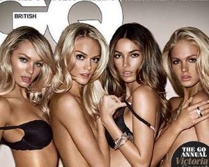 Model Victorias Secret Berpose Topless di GQ