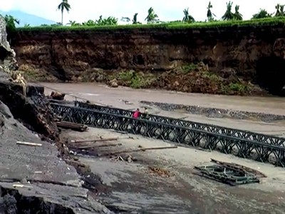 10 Jembatan Putus Diterjang Lahar Dingin