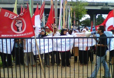 Eks Pedagang Rawasari Kembali Unjuk Rasa