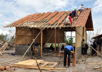 Pembangunan Rumah Korban Merapi
