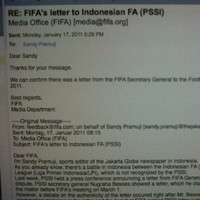 FIFA Akui Kirim Surat ke PSSI Soal LPI