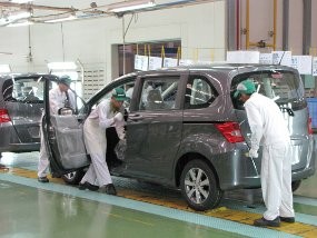 Tiap 4 Menit, Mobil Baru Honda Keluar dari Pabrik