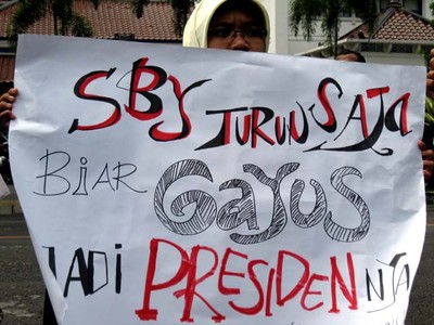 Aksi Dukung Gayus Jadi Presiden