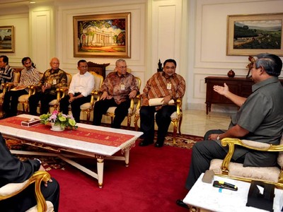SBY Terima Pengurus PWI