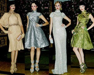 Sebastian Gunawan Tampilkan Cheongsam Modern Ekspresif