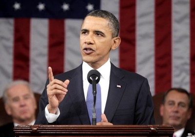 Obama Sampaikan Pidato Kenegaraan