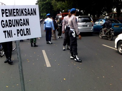Razia Gabungan TNI-Polri