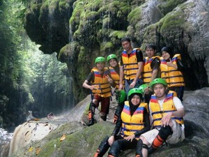 Body Rafting at Green Canyon 