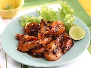 Resep Seafood: Udang Bumbu Lada Hitam