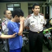 Polisi Ringkus Residivis Pencuri 20 Motor di Gegerkalong