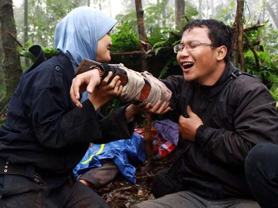 Intip Latihan Aksi Penyelamatan KSR