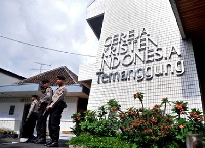 Gereja di Temanggung Dijaga Ketat