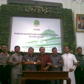 Sikapi Kekerasan, Pemuka Agama Jabar Buat Pernyataan Bersama