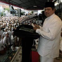 Presiden SBY Hadiri Perayaan Maulid Nabi di Monas