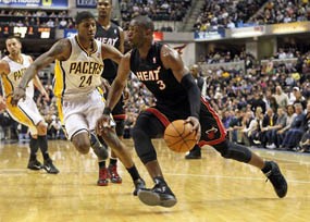 Wade Dominan, Heat Atasi Pacers