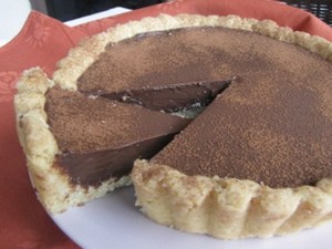 Resep Kue: Pie Chocolate Ganache