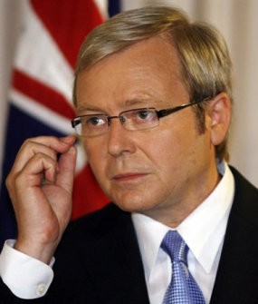 Kevin Rudd Sebut Khadafi Diktator Lepas Kendali