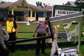 Polisi Tunggu Surat Permohonan Penangguhan Penahanan 4 Warga Kampar