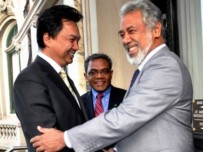 Dino Patti Jamu Xanana Gusmao
