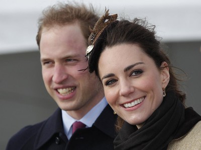 Senyum Bahagia William & Kate Middleton