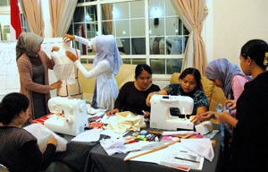 TKW Bermasalah Dibekali Keterampilan Mandiri