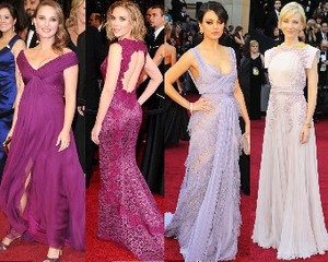 Gaun Warna Ungu Curi Perhatian di Oscar 2011