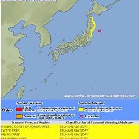 Jepang Gempa 7,2 SR, Berpotensi Tsunami