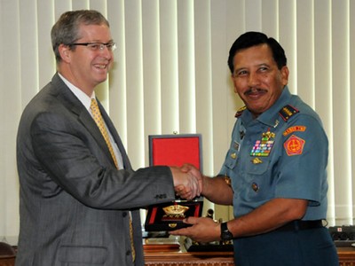 Panglima TNI Menerima Dubes Selandia Baru