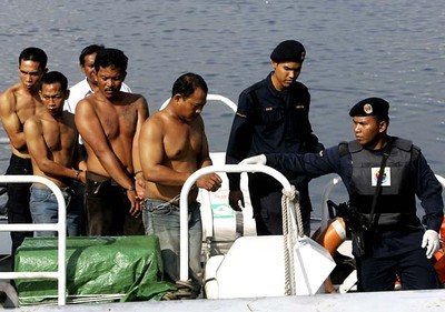 Malaysia Tangkap Bajak Laut Indonesia