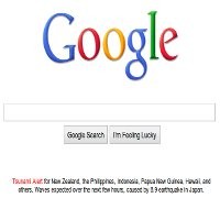 Google Ikut Peringatkan Tsunami 