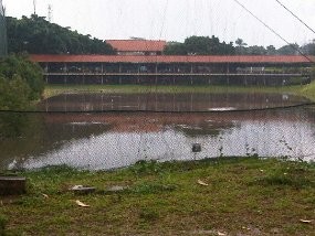 Hujan Deras, Lapangan Golf SCBD Jadi Empang