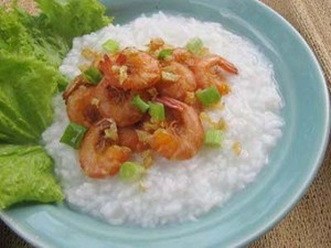 Resep Bubur: Bubur Udang Bawang